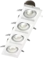 102W įleidžiamas šviestuvas BERYL NEW LED K-2, baltas, 4000K, IP44