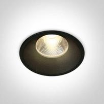 12W LED įleidžiamas šviestuvas, juodas, 3000K, 10112TD/B/W