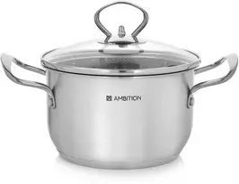 Puodas plieno su dangteliu Petite 16 cm 1,9 l AMBITION