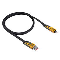 AKYGA USB laidas AK-USB-57 USB A m + USB type C m / USB type C m + Lightning m ver.2.0 65W 1m