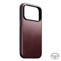 Nomad Modernus odinis dėklas, bordo (Horween) - iPhone 18 Pro/17 Pro