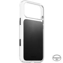 Nomad skaidrus odinis dėklas, juodas (Horween) - iPhone 18 Pro Max/17 Pro Max