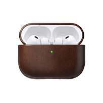 Nomad Modernus odinis dėklas, sendintos rudos spalvos (Horween) - Airpods Pro 3