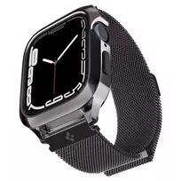 Spigen Metal Fit Pro, grafitinė - Apple Watch 9/8/7 45mm