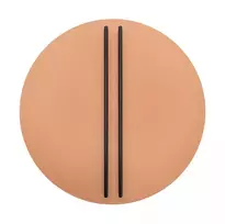 30W LED sieninis šviestuvas, juodos/raudonos plytų sp., 3000K, dimeriuojamas, 2576