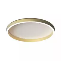 38W LED lubinis šviestuvas, šlifuoto aukso sp., 2700/3000/4000K, dimeriuojamas, 25164