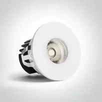 6,5W LED įleidžiamas šviestuvas, baltas, 3000/3500/4000K, dimeriuojamas, 10107PA/W/V