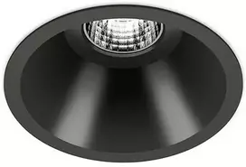 6,5W įleidžiamas šviestuvas SHOT LIGHT, juodas, 3000K, 38°, su maitinimo šaltiniu