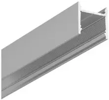 LED juostos profilis LEVEL12 C/U1, anoduoto aliuminio, 2m