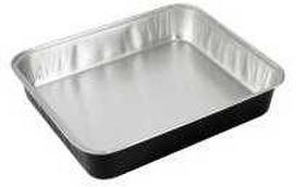 Multi Aliuminio folijos dėklas Ready2Cook 3900 ml 325x265x55 mm juodas, 100 vnt./kartoninėje dėžėje