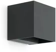 Sieninis šviestuvas 8W LED sieninis fasado šviestuvas DODO 100, tamsiai pilkas, 3000K, šviečia į abi puses