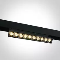 22W LED šviestuvas į magnetines sistemas MINI/MAXI/P&P, juodas, 3000/4000K, 48V, 38°, DALI, 42106BL/B/V