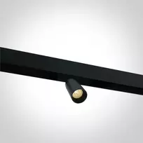 8W LED šviestuvas į magnetines sistemas MINI/MIDI/MAXI/P&P, juodas, 3000/4000K, 48V, 15°, DALI, 42110L/B/V
