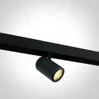 24W LED šviestuvas į magnetines sistemas MINI/MIDI/MAXI/P&P, juodas, 3000/3500/4000K, 48V, 38°, 42114B/B/V