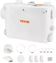 Smulkintuvas siurblys 500W, 3 įvadai, 6600 L/h, nuotekų siurblys fekalijoms