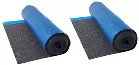 Grindų paklotas, 37.2 m², garso ir drėgmės izoliacija, vinilinėms, laminuotoms, medinėms grindims, mėlynas, didelio tankio, pogrindinė plėvelė, garso barjeras