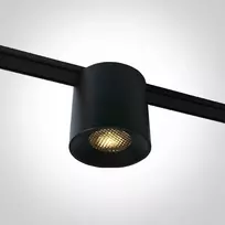 6W LED šviestuvas su filtru nuo akinimo į magnetines sistemas FLAT, juodas, 3000/4000/5000K, 48V, 24°, 43110F/B/V