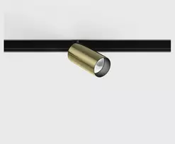 5.4W LED šviestuvas TUB S A 60 į magnetinę sistemą IN_LINE, žalvario sp., 3000K, 48V, 50°