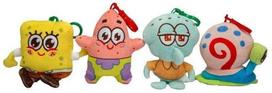 Simba SpongeBob Squishy raktų pakabukai 10 cm, 4 rūšys