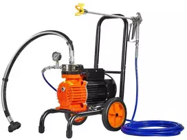Beoris dažų purkštuvas su vežimėliu, 900W elektrinis, 1.8L/min, membraninis, dažymo įrenginys su ratukais