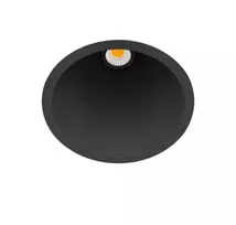 7W LED įleidžiamas šviestuvas SWAP, matinės juodos sp., 3000K, 40°