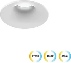 13W LED įleidžiamas šviestuvas ALVEY, baltas, 2700/4000/6500K, 4323100