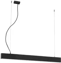 Pakabinamas šviestuvas 15W LED pakabinamas linijinis šviestuvas SASA, juodas, 3000K, DALI, 580mm, 3917-00058-3-B-P-D3