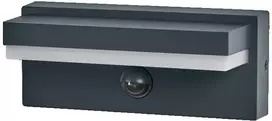 12,5W LED fasado šviestuvas ENDURA STYLE ROBUST, tamsiai pilkas, 3000K, su judesio davikliu, IP54