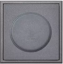 3-100W LED šviesos ryškumo reguliatorius MODERN, be rėmelio, juodas