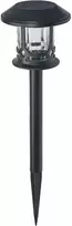 0,12W LED įsmeigiamas šviestuvas SMART+ SOLAR, juodas, 3000/6500K/RGB, dimeriuojamas, su saulės baterija, IP44