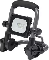 10W LED prožektorius su stovu WORKLIGHTS VALUE, juodos/pilkos sp., 6500K, IP65