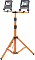 60W LED prožektorius su stovu WORKLIGHT, tamsiai pilkas, 4000K, IP65