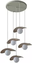 Pakabinamas šviestuvas PEARL, 5xG9, smėlio sp.