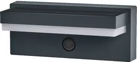 Sieninis šviestuvas 2,5W LED sieninis fasado šviestuvas ENDURA STYLE, tamsiai pilkas, 3000K, su saulės baterija ir judesio davikliu, IP54