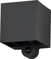 Sieninis šviestuvas 2,5W LED sieninis lauko šviestuvas ENDURA STYLE USB, tamsiai pilkas, 3000K, su baterija ir judesio davikliu, IP54