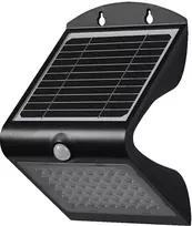 Sieninis šviestuvas 4W LED sieninis fasado šviestuvas ENDURA, juodas, 4000K, su saulės baterija ir judesio davikliu, IP65