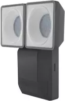 Sieninis šviestuvas 16W LED sieninis lauko šviestuvas ENDURA PRO, tamsiai pilkas, 4000K, su judesio davikliu, IP55