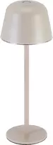 2,5W LED stalo šviestuvas ENDURA STYLE USB, smėlio sp., 2700/4000/6500K, dimeriuojamas, su baterija, IP54