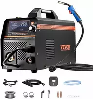 MIG suvirinimo aparatas 160A, sinerginis, daugiaprocesinis (MIG, Flux, TIG, MMA), IGBT inverteris, LCD ekranas, metalo suvirinimui