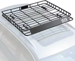 Universalus stogo bagažinės laikiklis 109.22 x 127.00 cm, didelės apkrovos, atsparus oro sąlygoms, legiruotojo plieno, SUV stogo krepšys