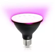 9W LED augalų auginimo lemputė PLANTY, E27, juoda, 1200K