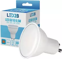 8,5W LED lemputė, GU10, balta, 6500K, 100°