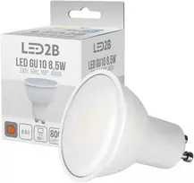 8,5W LED lemputė, GU10, balta, 4000K, 100°
