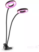 8W LED stalo šviestuvas augalų auginimui VITARO RING, juodas, 1200K