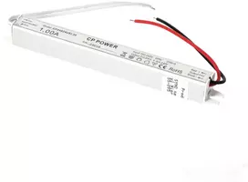 24W LED maitinimo šaltinis, 24V, baltas, IP20
