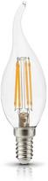 4W LED lemputė, E14, skaidri, 3000K