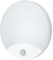 10W LED plafonas ORBIS, baltas, 4000K, IP44, su judesio davikliu