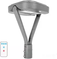 14W LED gatvės šviestuvas HYBRID, pilkas, 4000K, su judesio davikliu, IP65