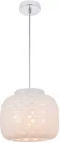 Pakabinamas šviestuvas FELICIA, E27, baltos/sidabro sp., 300mm, 4339500