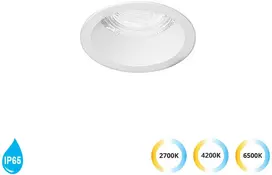 11W LED įleidžiamas lauko šviestuvas RICKY, baltas, 2700/4200/6500K, IP65, 4335100